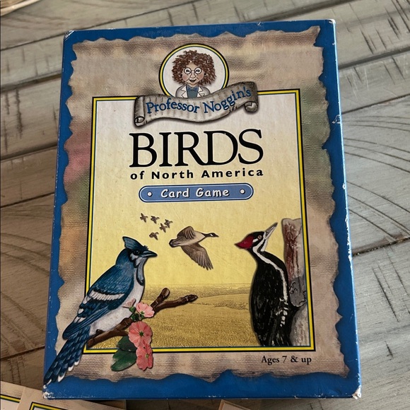 Professor Noggin's Other - Birds of North America Trivia Card Game 2 Levels Ages 7+ Professor Noggins EUC